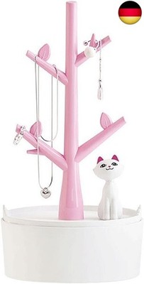 Fantes Cat & Tree Schmuckhalter, Organizer für Schmuck, Halsketten, 