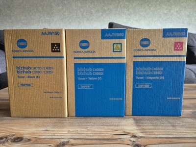 KONICA MINOLTA TNP79K TNP79M TNP79Y Toner für bizhub C3350i C4050i