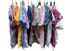 Scrub Tops Size XL Lot Cartoon Floral Disney Medical Vet Uniforms School Womens