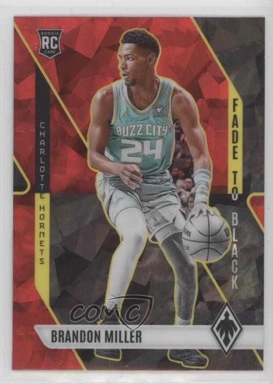 2023-24 Panini Phoenix Fade to Black Red Ice Brandon Miller #8 Rookie RC
