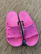 Unisex Crocs Bayaband Slides Sandals Men 7 Women 9