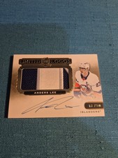 2020-21 Anders Lee The Cup Limited Logos ON CARD AUTO AND PATCH 💥13/50💥 #LL-AL