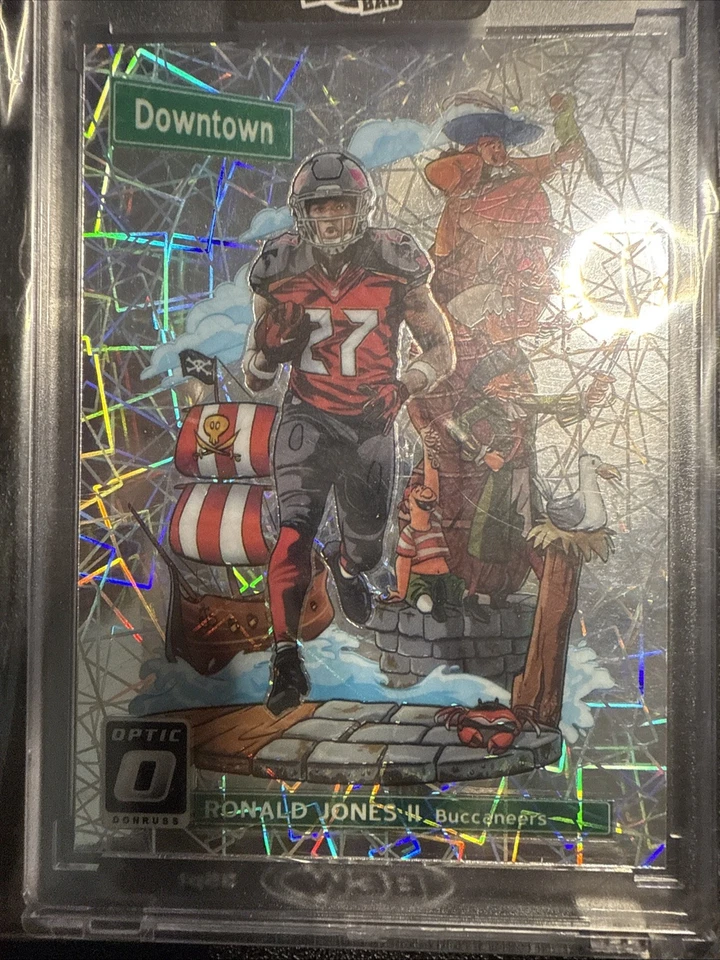 RONALD JONES II - 2018 PANINI DONRUSS OPTIC DOWNTOWN DT-20 LAZER Parallel - Image 2 of 4