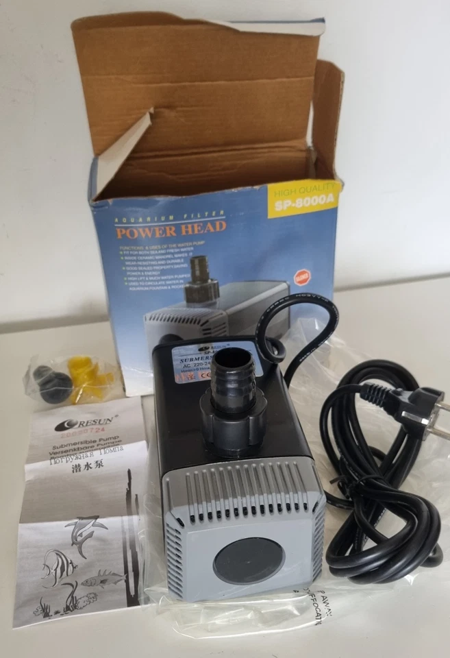 Resun SP-8000A Aquarium Power Head Filter Pump 2800L/H 100W 220V 4.5M Lift - Image 2 of 4