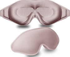 Sleep Mask, 3D Deep Contoured Eye Covers for Sleeping, 99 Block Out Light Eye M