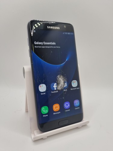 Samsung Galaxy S7 Edge schwarz entsperrt 32GB 5,5" 12MP Android Smartphone #S05
