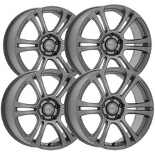 Set Of 4 Kansei K16g Neo 18x9 5x108 35mm Gunmetal Wheels Rims 18 Inch