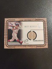 Fleer Legacy 2001 Jim Thome HIT KINGS Game Used Bat Card Insert