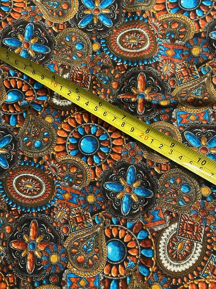 JEWELED FABRIC 65”x 28” - Image 2 of 2