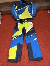 Klim Kaos Parka + Bib Mens Insulated Snow Gear Jacket XL Pants XLR Gore-Tex Read