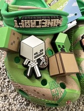 NWT Crocs Kids Minecraft Shoes Size C9 13