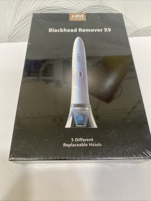 LIKII Electric Blackhead Remover X9 W/5 Different Replaceable Heads Rechargeable