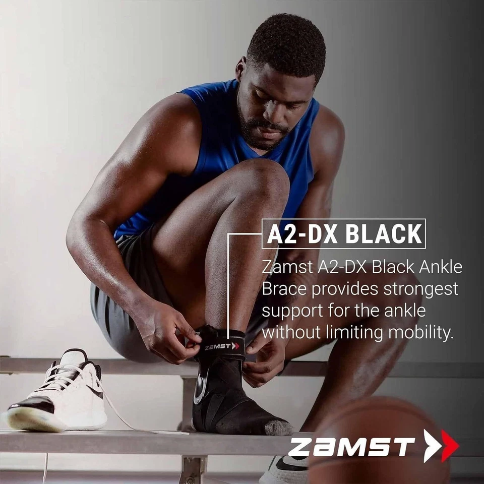 Zamst A2-DX Sports Ankle Brace Protective Guards For High Ankle Sprains Left M - Image 2 of 4