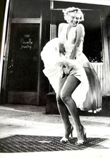 Marilyn Munroe Book of 30 Different Oversize Black & White Postcards by Sam Shaw