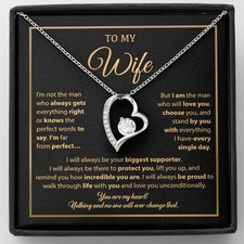 To My Wife Necklace, Gift For Wife, Anniversary Gift For Wife, Necklace For Wife