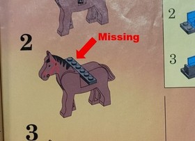 LEGO Wild West: Bandit's Secret Hideout (6761) with Instruction Booklet