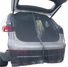 Car Tailgate Mesh Screen for SUV Van, Breathable Magnetic Car Screen for Tail Ga