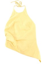 REFORMATION YELLOW LINEN TOP US 4 UK 8