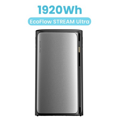 EcoFlow STREAM Ultra 2000W Balkonkraftwerk Speicher 2 in 1 LFP Solarspeicher