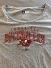 NFL Team Apparel Tampa Bay Buccaneers Women's 2XL Shirt Gray Red Football — photo 2