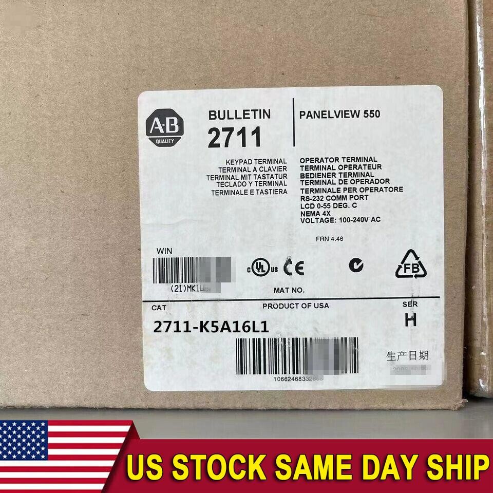 AB 2711-K5A16L1 Series Factory 2711K5A16L1 Sealing Fast Shipping US Free Tax