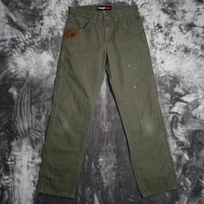 Wrangler RIGGS Workwear Ripstop Pants Olive Green 103W045LD Mens 30x32