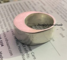 Silver Statement Ring Boho Ring Unique Silver Ring 925 Sterling Silver Ring Oval