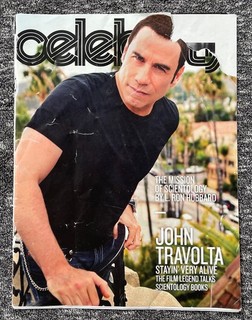 JOHN TRAVOLTA Celebrity Magazine 2012 SCIENTOLOGY Ron Hubbard GRANTING BEINGNESS