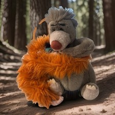 Disneyland Disney World Jungle Book King Louie  Baloo Plush Set