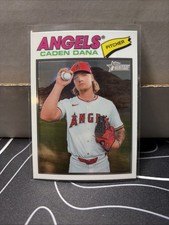 CADEN DANA 2026 Topps Heritage #121 Chrome Los Angeles Angels A2163