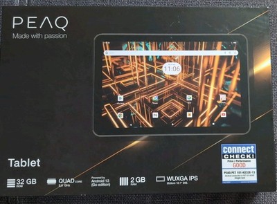 PEAQ 10'' Tablet 32GB/2GB RAM (PET 101-H232E-13), Grau