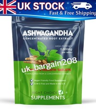 Ashwagandha 1000mg - Pure High Strength Root Extract Supplement for Mood Stress