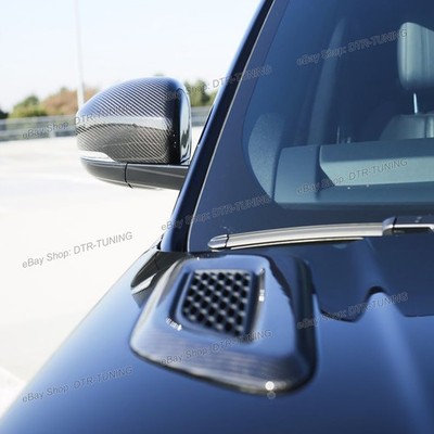 SVR Carbon Style Facelift Mirror Cover Caps For Range Rover Sport 2018-2022 V8