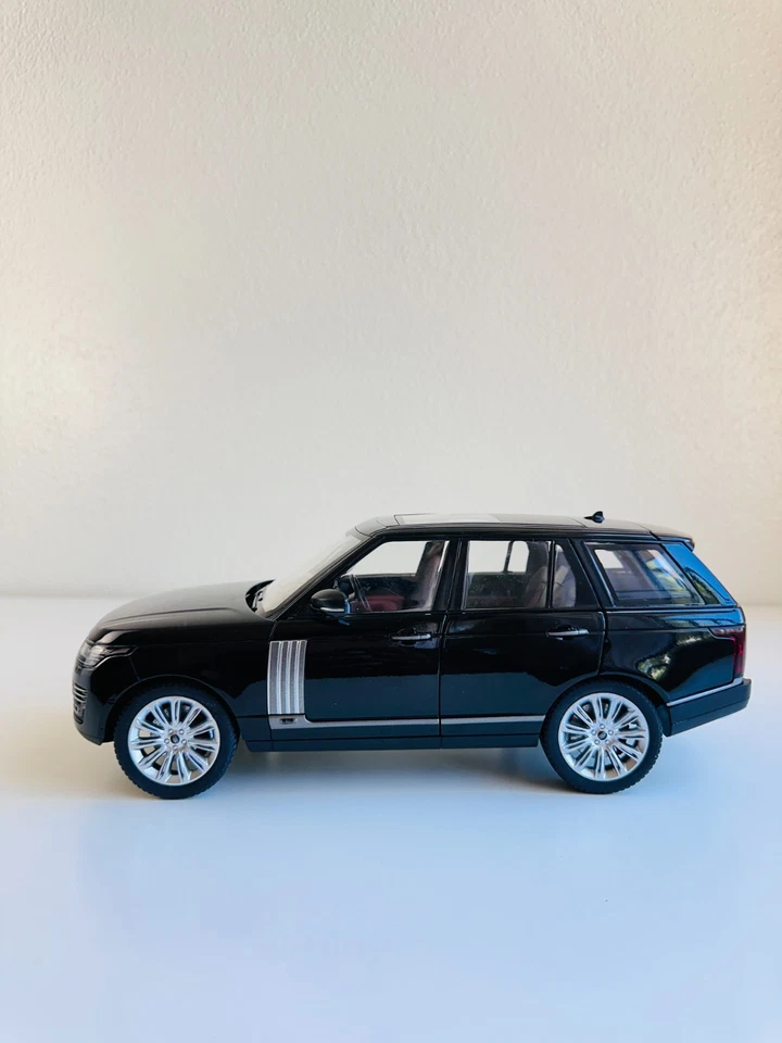 1:18 Range Rover Autobiography SUV Alloy Metal Model Car Black - Image 2 of 4