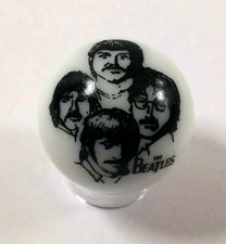 Beatles 4 in 1 Glass 1" Logo Marble