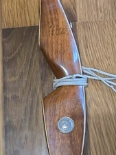 Vintage 1953 Bear Archery Glass Powered Grizzly Recurve Bow Left Hand 58” 45 Lb