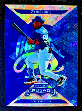 2025 Panini Crusade - Zyhir Hope #71 Blue Cracked Ice - MLB Rookie of The Year?