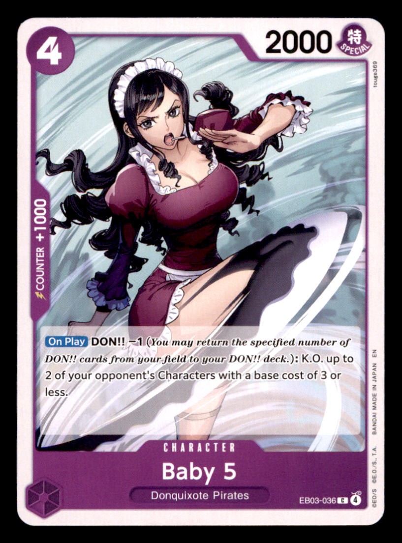 Baby 5 EB03-036 Common Extra Booster: One Piece Heroines Edition One Piece NM