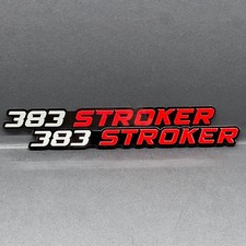 1pcs 383 Stroker 3d Emblem Acrylic Engine Fender Badge For Car Truck 1pcs 383 Stroker 3d Emblem Acrylic Engine Fender Badge For Car Truck
