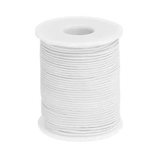 0.06 Inch x 54 Yards Nylon String Bracelet String Braided Nylon Thread White