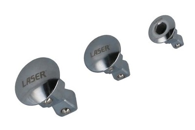 Laser Tools Ratschensteckschlüssel-Adapter Mit Wackelfunktion 3er-Set 8944