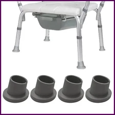 Replacement Feet for Bath Seat Shower Chair, 1-1/8 Bench Rubber Feet Chair Feet