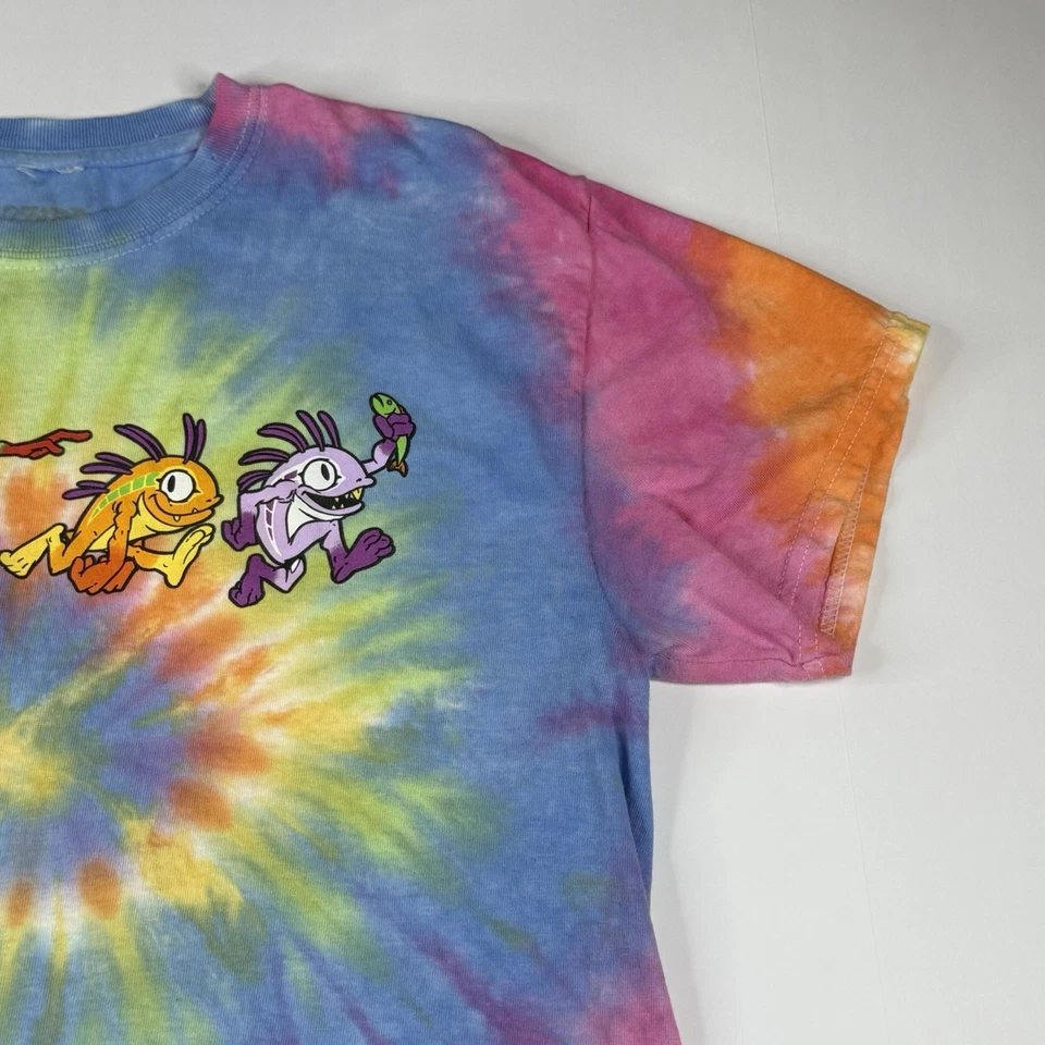 Blizzard World Of Warcraft Grateful Murlocs Tie Dye T-Shirt Mens Medium - Image 3 of 4