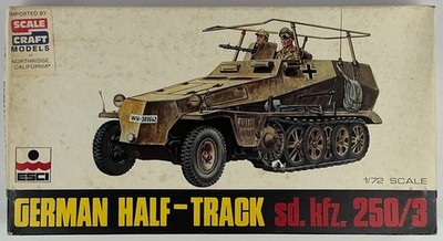 ESCI 8027 German Half-Track Sd. Kfz. 250/3 1/72 Scale Plastic Model Kit
