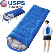 Thick Adult Cold Weather Warm Sleeping Bag For Big & Tall Waterproof Winter Bag