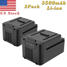 2X 3500mAh 40V Li-ion Battery For Worx WA3536 WA3734 WG568 WG770 WG776 WG368