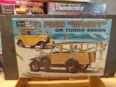 RARE REVELL 1/25 1931 FORD WOODY OR TUDOR SEDAN ORIGINAL EDITION ,parts /repair 