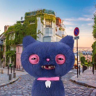 Fuggler Alley Cats 9-Inch Plush Toy (Cheezee) by ZURU