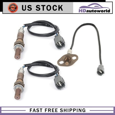 3pcs Upper & Lower Fits 99-03 Lexus RX300 3.0L 02 Oxygen O2 Sensor A/F Ratio
