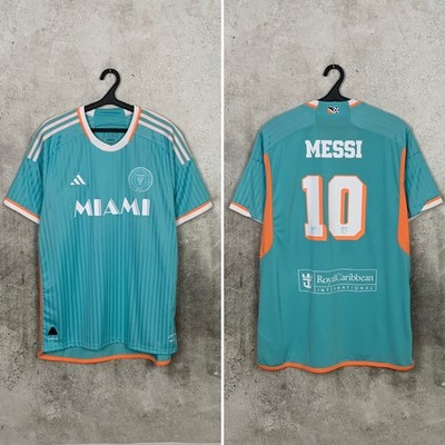INTER MIAMI 2024 AUTHENTIC THIRD FOOTBALL SHIRT #10 MESSI ADIDAS TRIKOT GR XL